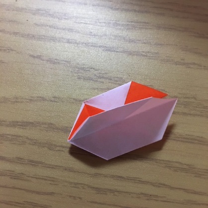 折り紙で指輪の作り方11