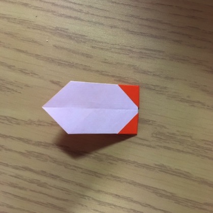 折り紙で指輪の手順7