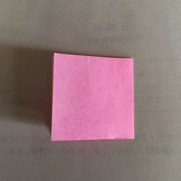 折り紙 2色ハートの折り方2