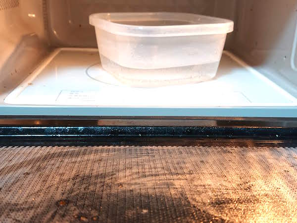 電子レンジ庫内掃除に重曹を使うやり方5