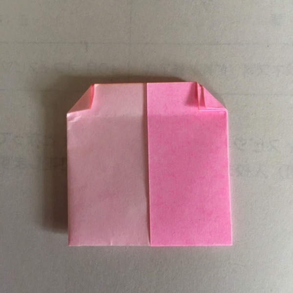折り紙 2色ハートの折り方8