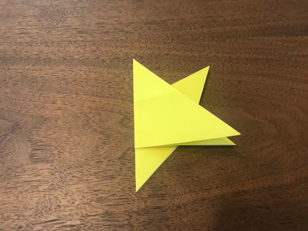 折り紙で星の折り方13