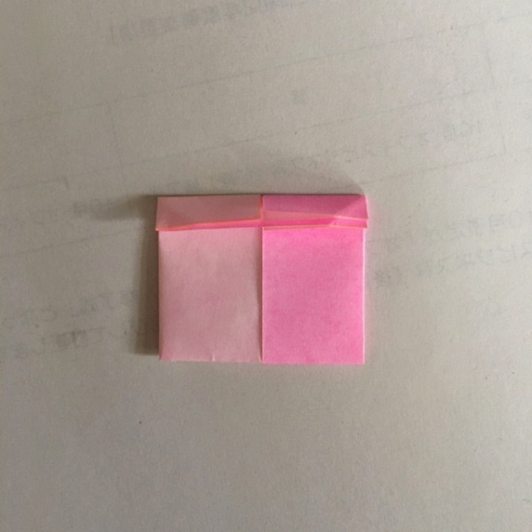 折り紙 2色ハートの折り方7
