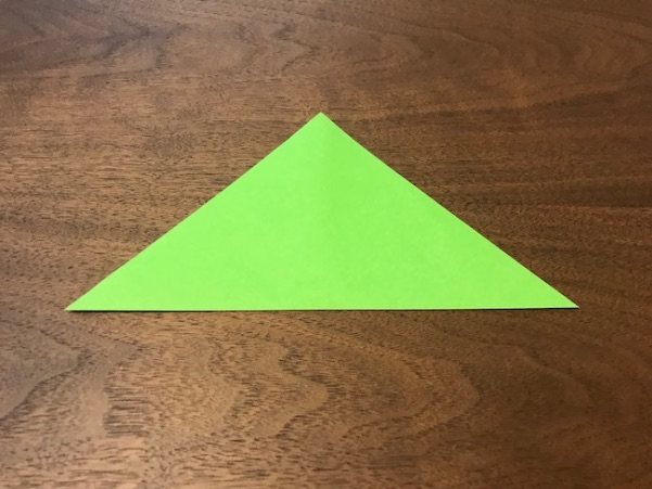 折り紙のツリー立体の簡単な折り方2